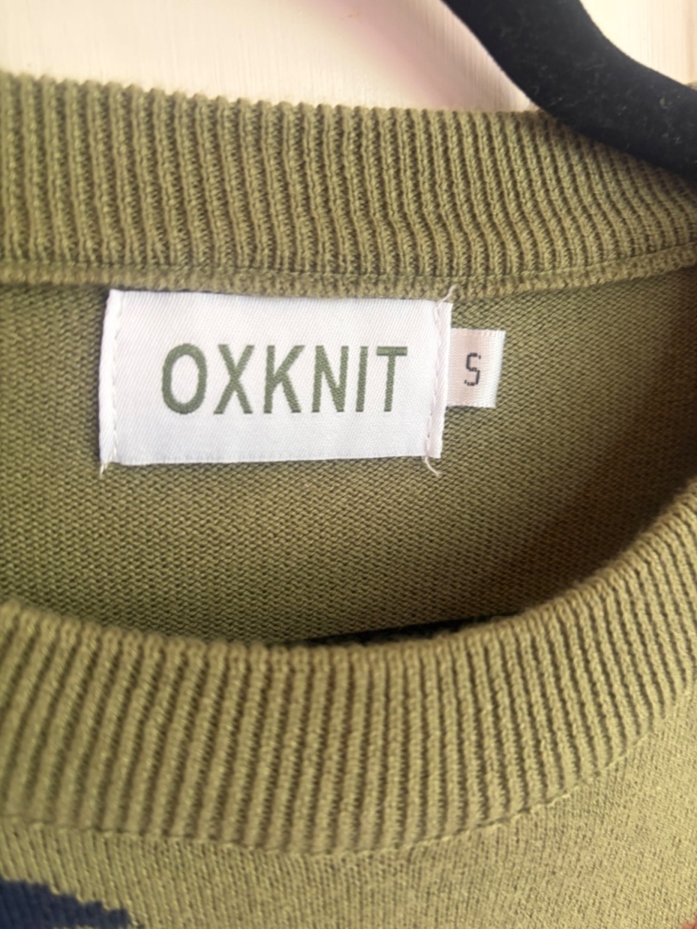 NWOT, OxKnit Owl Sweater w/ Flutter Cuffs, Small - Picture 2 of 4